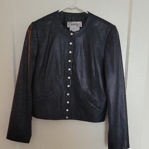 Carlisle Women's Elegant Black Leather Jacket